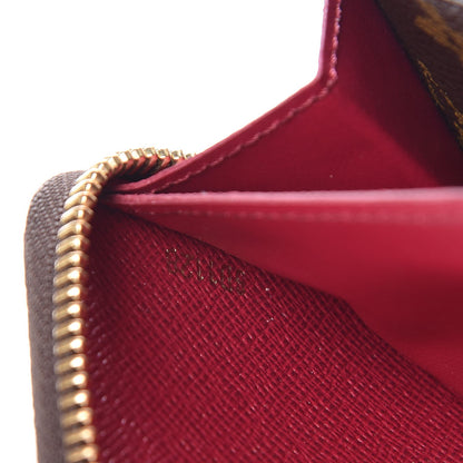 Louis Vuitton Monogram Clemence Wallet Fuchsia 7 of 7