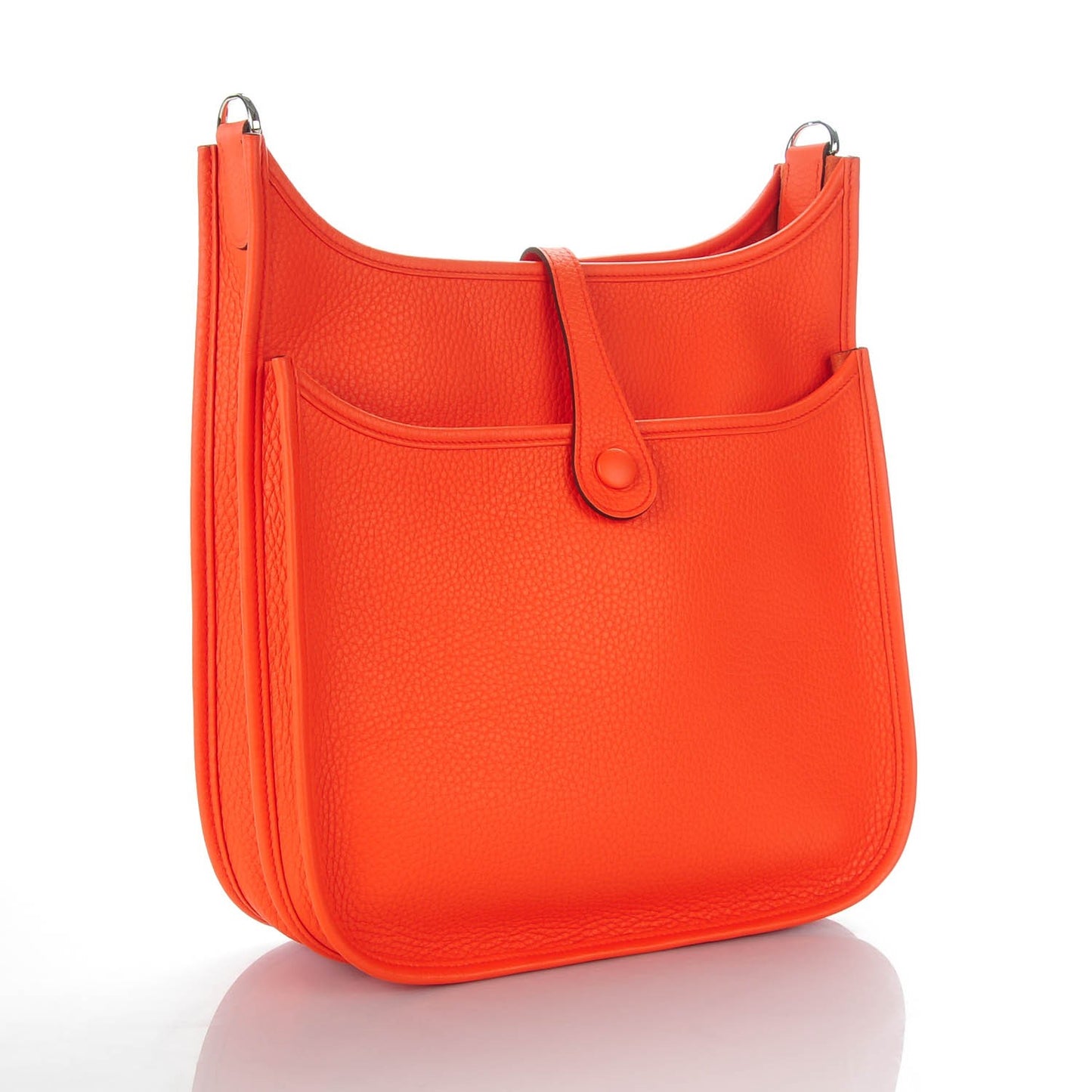 Taurillon Clemence Evelyne III PM Poppy Orange