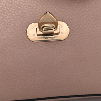 Valentino Garavani Pebbled Calfskin Medium Rockstud Flip Lock Crossbody Bag Poudre 17 of 20