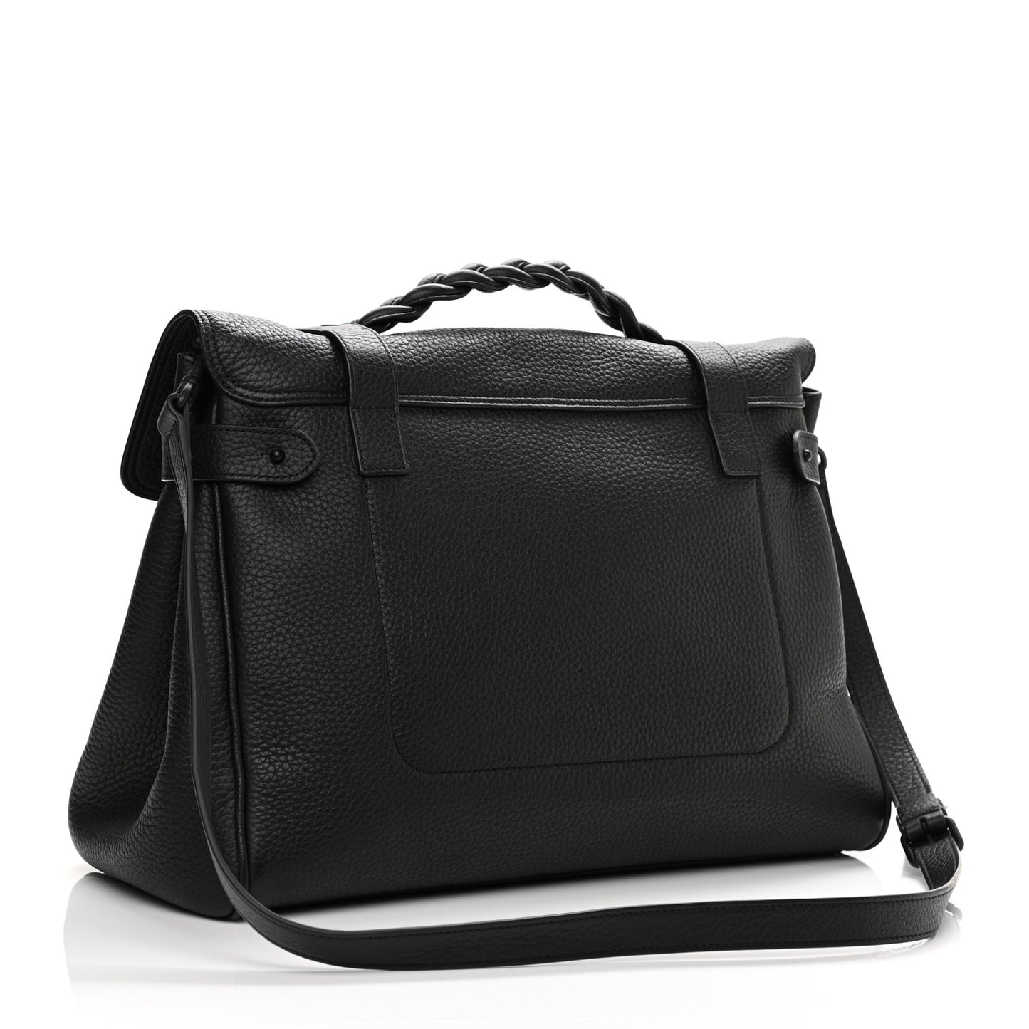 Heavy Grain Oversized Alexa Black