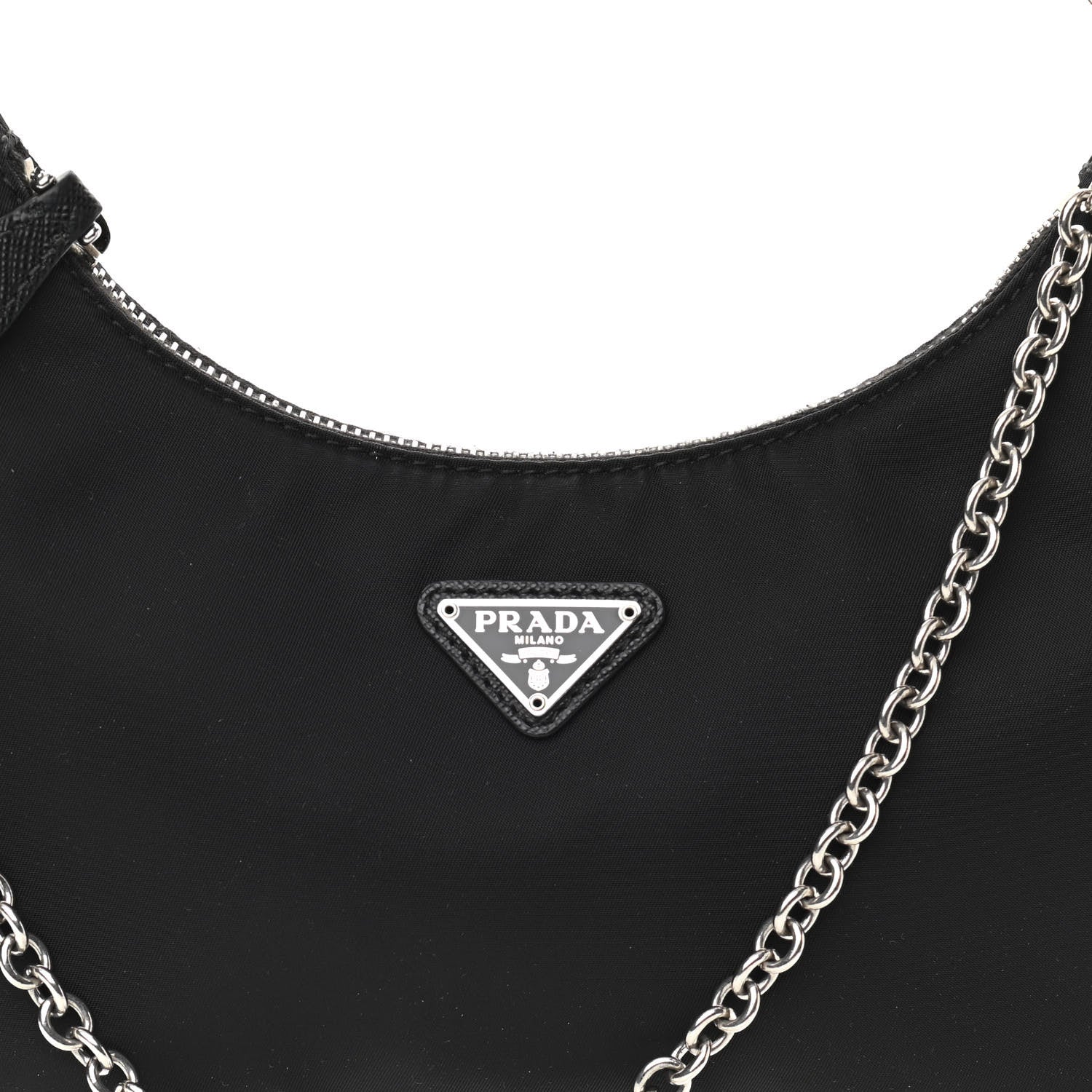 Prada Nylon Re-Edition 2005 Shoulder Bag Black 9 of 13