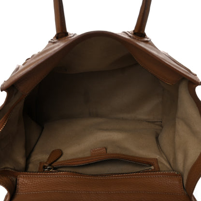 Celine Drummed Calfskin Mini Luggage Camel 4 of 15