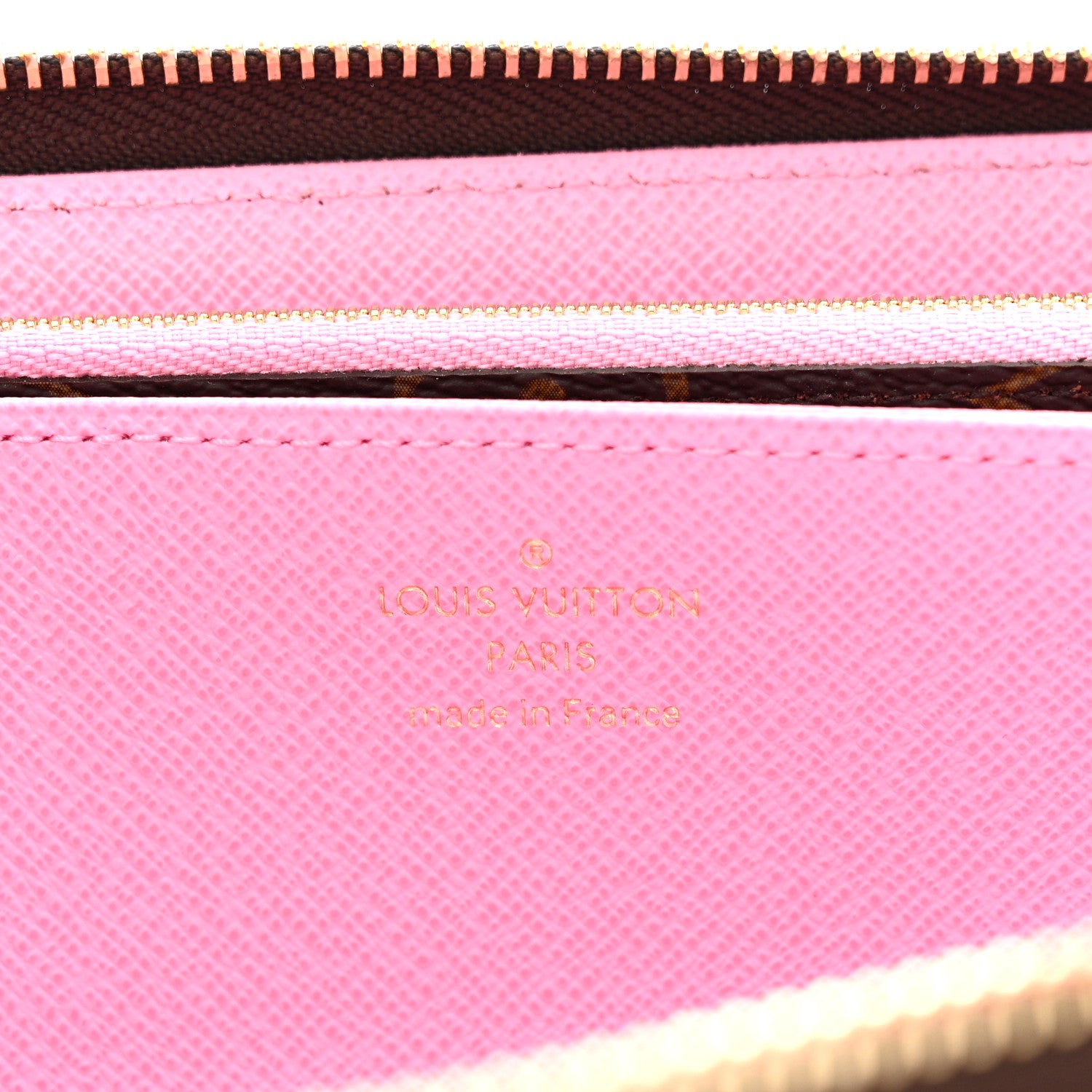 Louis Vuitton Monogram 2022 Christmas Animation Paris Zippy Wallet Pink 7 of 8