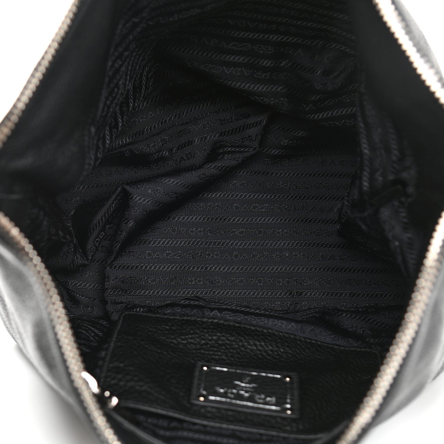 Prada Vitello Daino Hobo Black 4 of 9