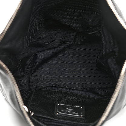 Prada Vitello Daino Hobo Black 4 of 9