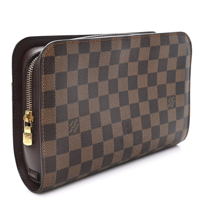 Louis Vuitton Damier Ebene Pochette Saint Louis Clutch 3 of 6