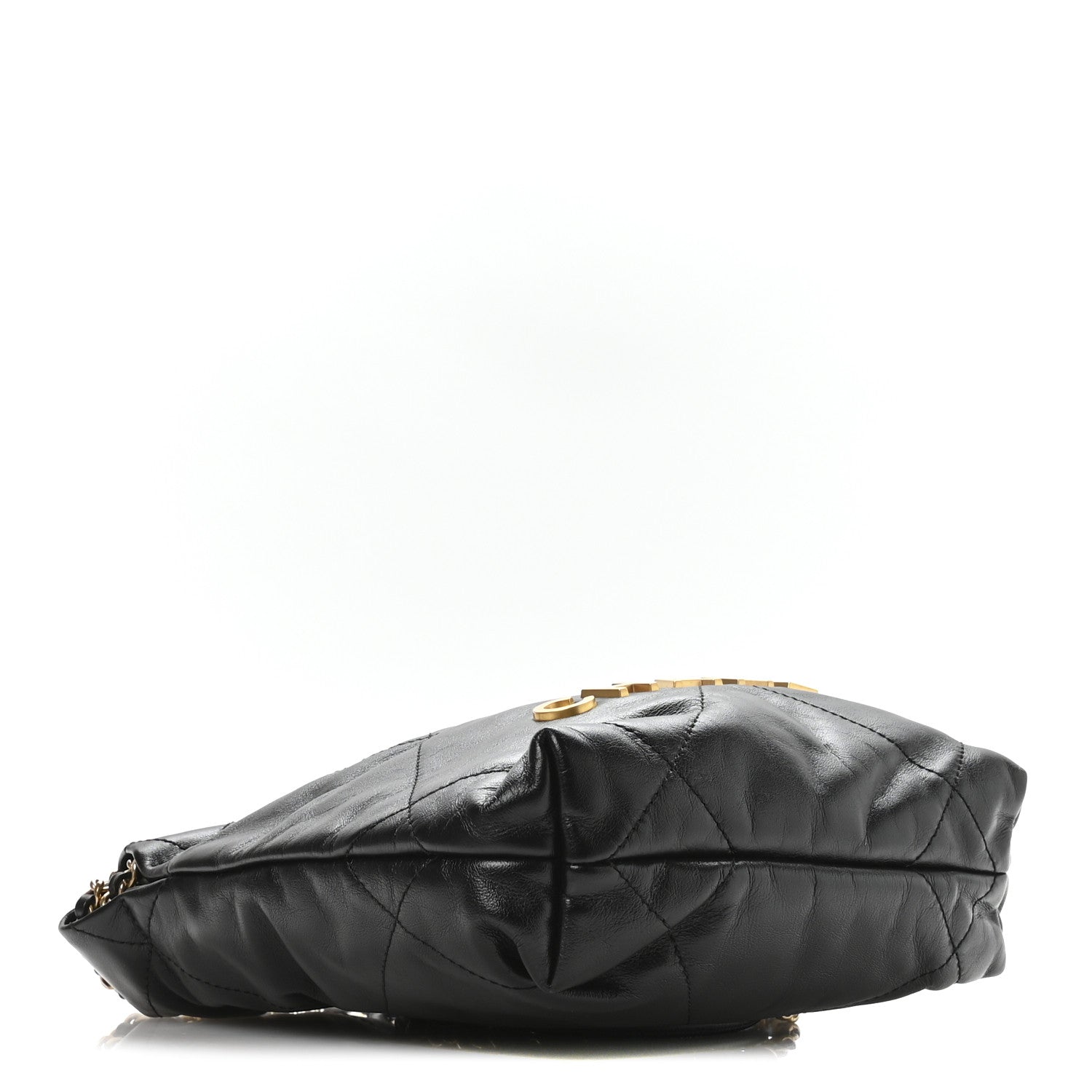 Chanel Shiny Calfskin Quilted Mini Chanel 22 Black 5 of 11