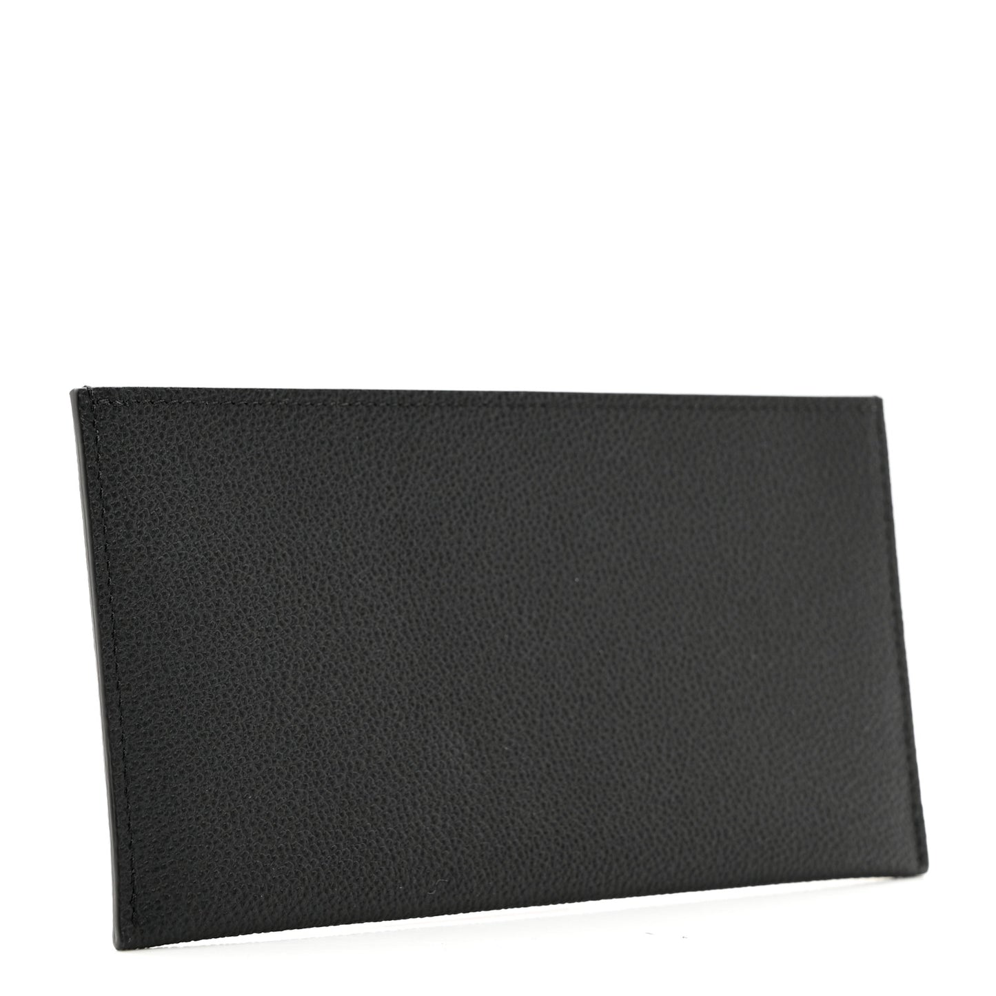 Calfskin Felicie Chain Wallet Card Holder Insert Black