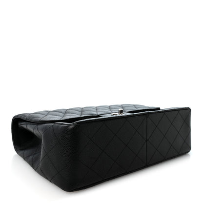 Chanel Caviar Quilted Jumbo Single Flap Black 4 of 10