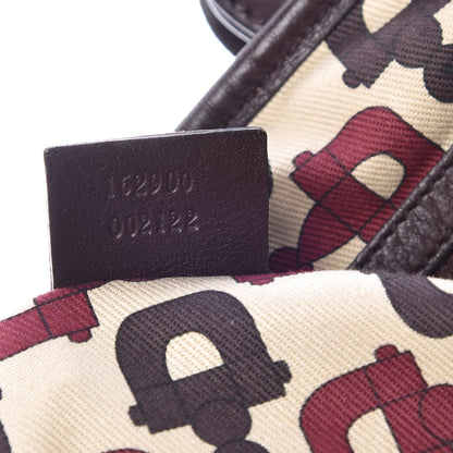 Gucci Guccissima Small Pelham Shoulder Bag Chocolate 7 of 7