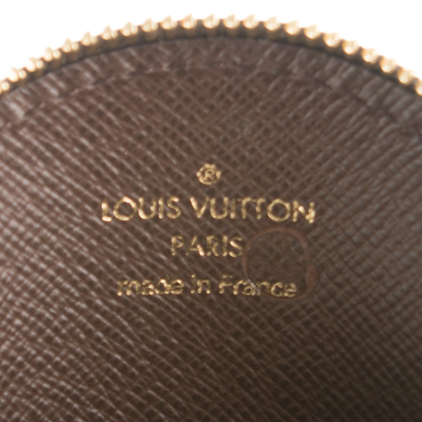 Mini Lin Round Coin Purse Ebene
