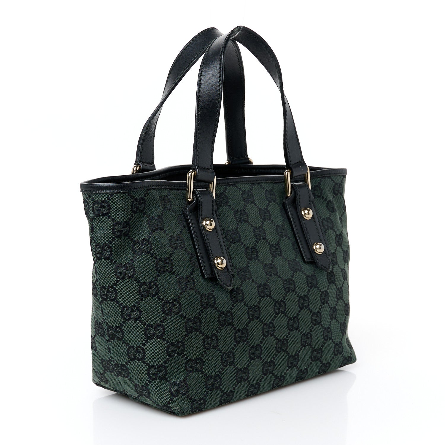 Gucci Monogram Small Jolicoeur Tote Green 3 of 11
