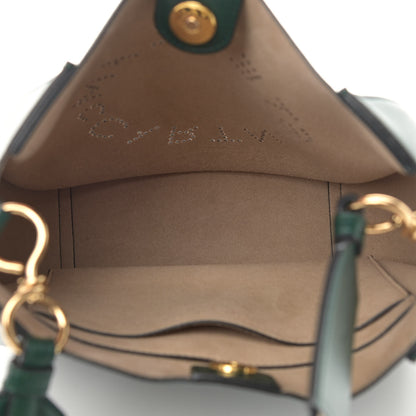 Stella McCartney Eco Alter Nappa Perforated Logo Mini Crossbody Green 5 of 15