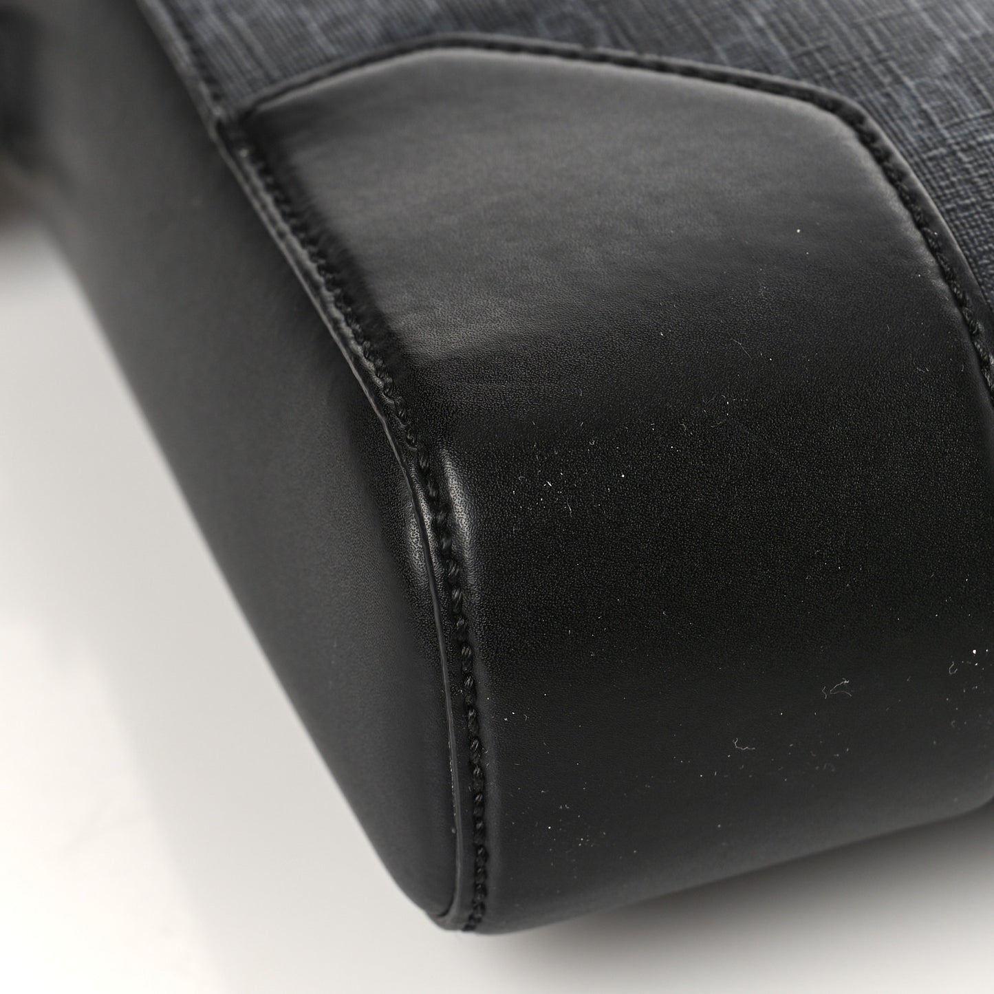 GG Supreme Monogram Appia Calfskin Web Briefcase Black