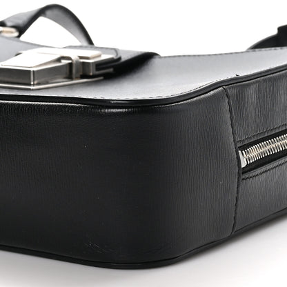 Balenciaga Textured Calfskin Camera Bag Black 9 of 11
