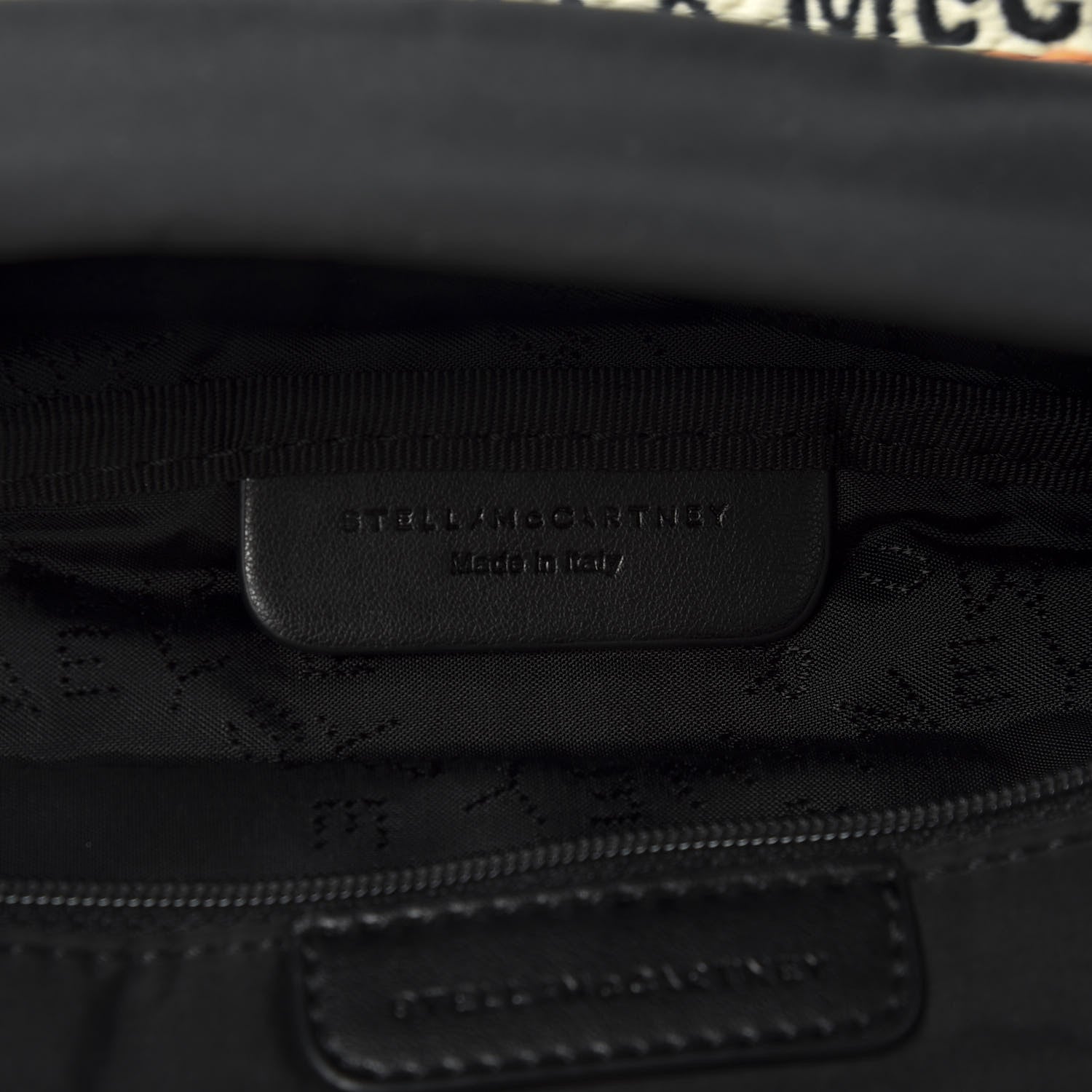 Stella McCartney Eco Padded Nylon Logo Falabella Bum Bag Black Multicolor 7 of 9