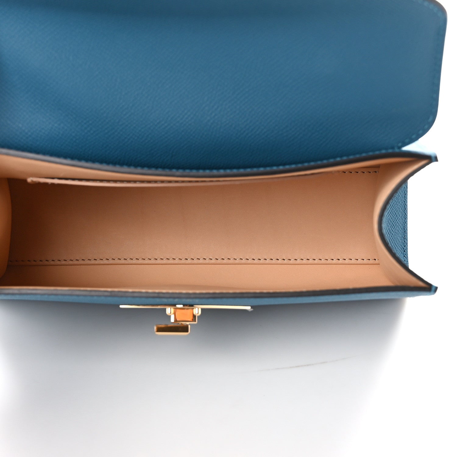 Moynat Carat Calfskin Gabrielle PM Prussian Blue 5 of 8