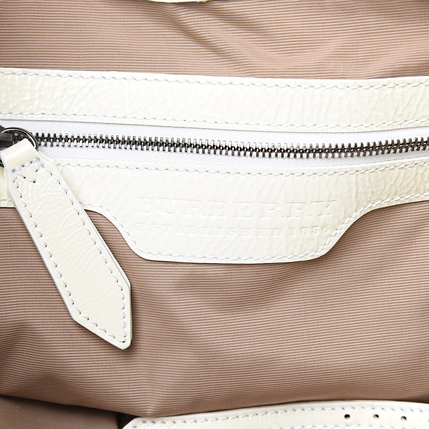 Patent Canvas Woven Nova Check Canterbury White