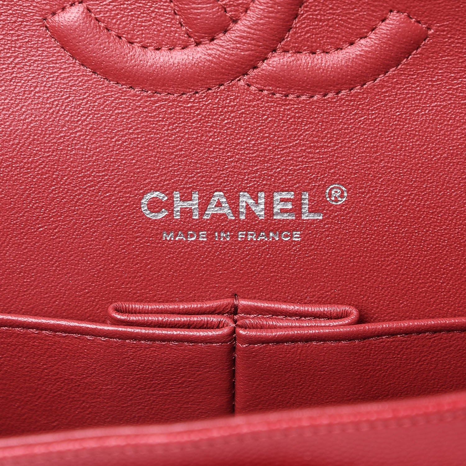 Chanel Caviar Quilted Medium Double Flap Red 6 of 7