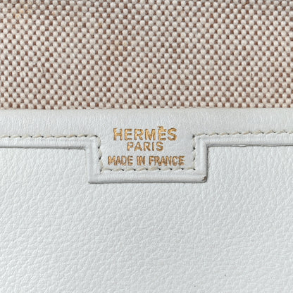 Hermes Evergrain Jige PM Clutch White 6 of 12