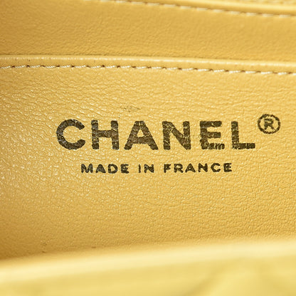 Chanel Lambskin Quilted Mini Rectangular Flap Yellow 6 of 11