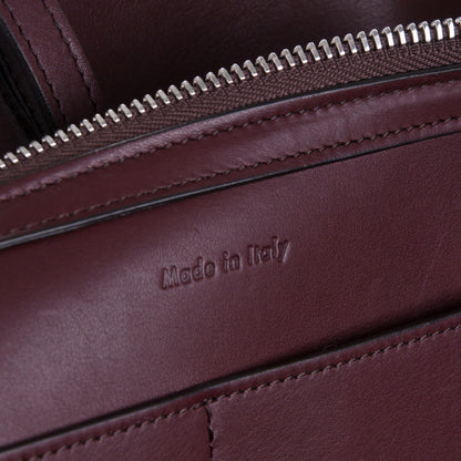 Celine Supple Natural Calfskin Medium Tri-Fold Shoulder Bag Burgundy 5 of 7