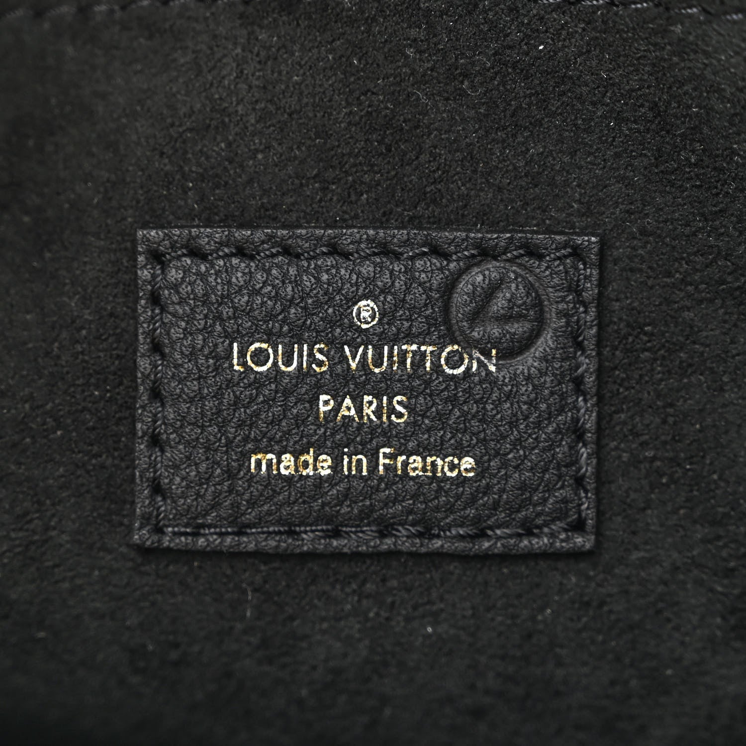 Louis Vuitton Calfskin Lock & Go Tote Black 6 of 11