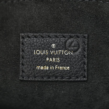 Louis Vuitton Calfskin Lock & Go Tote Black 6 of 11