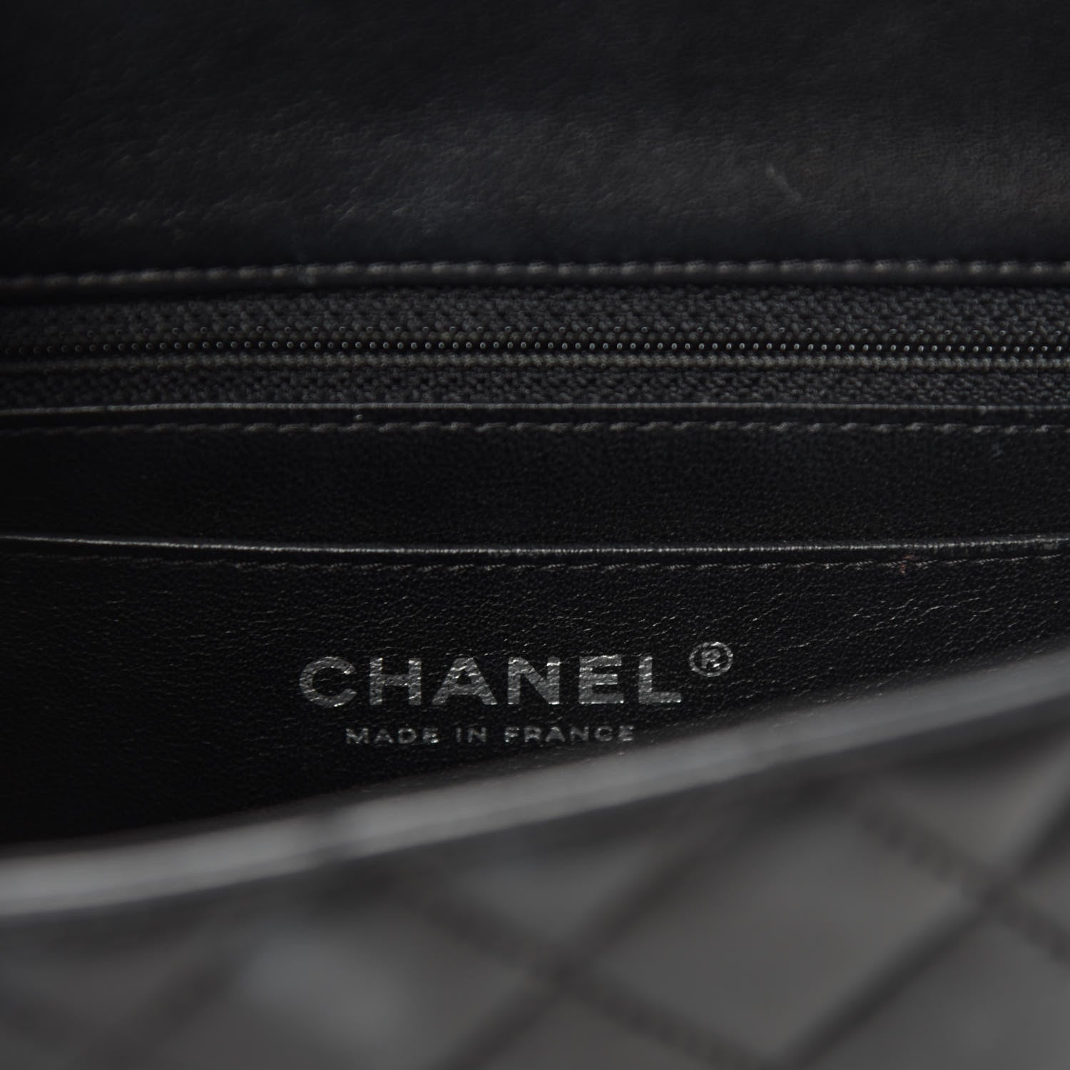 Chanel Lambskin Quilted Mini Rectangular Flap Black 8 of 10