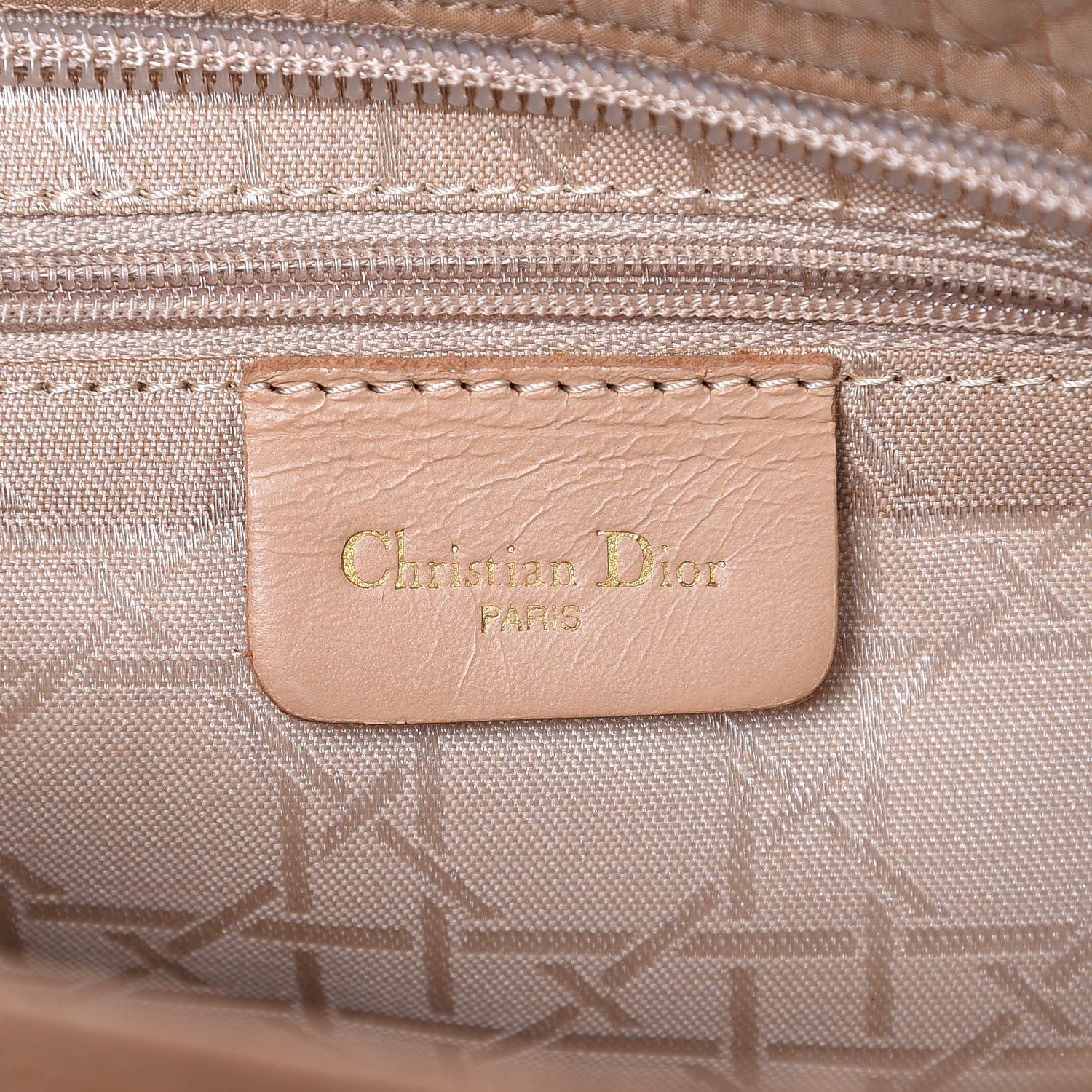 Christian Dior Nylon Cannage Medium Lady Dior Brown 7 of 17