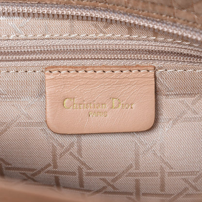 Christian Dior Nylon Cannage Medium Lady Dior Brown 7 of 17