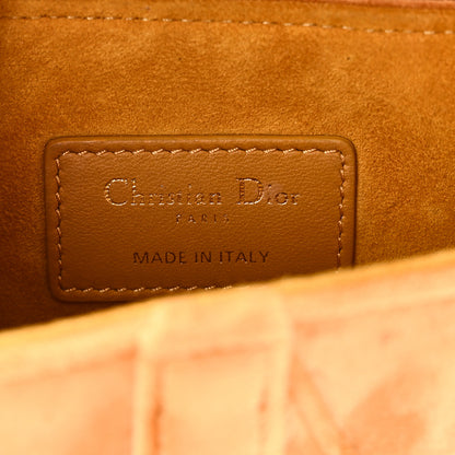 Christian Dior Velvet Crystal Mini Saddle Bag Tan 6 of 10