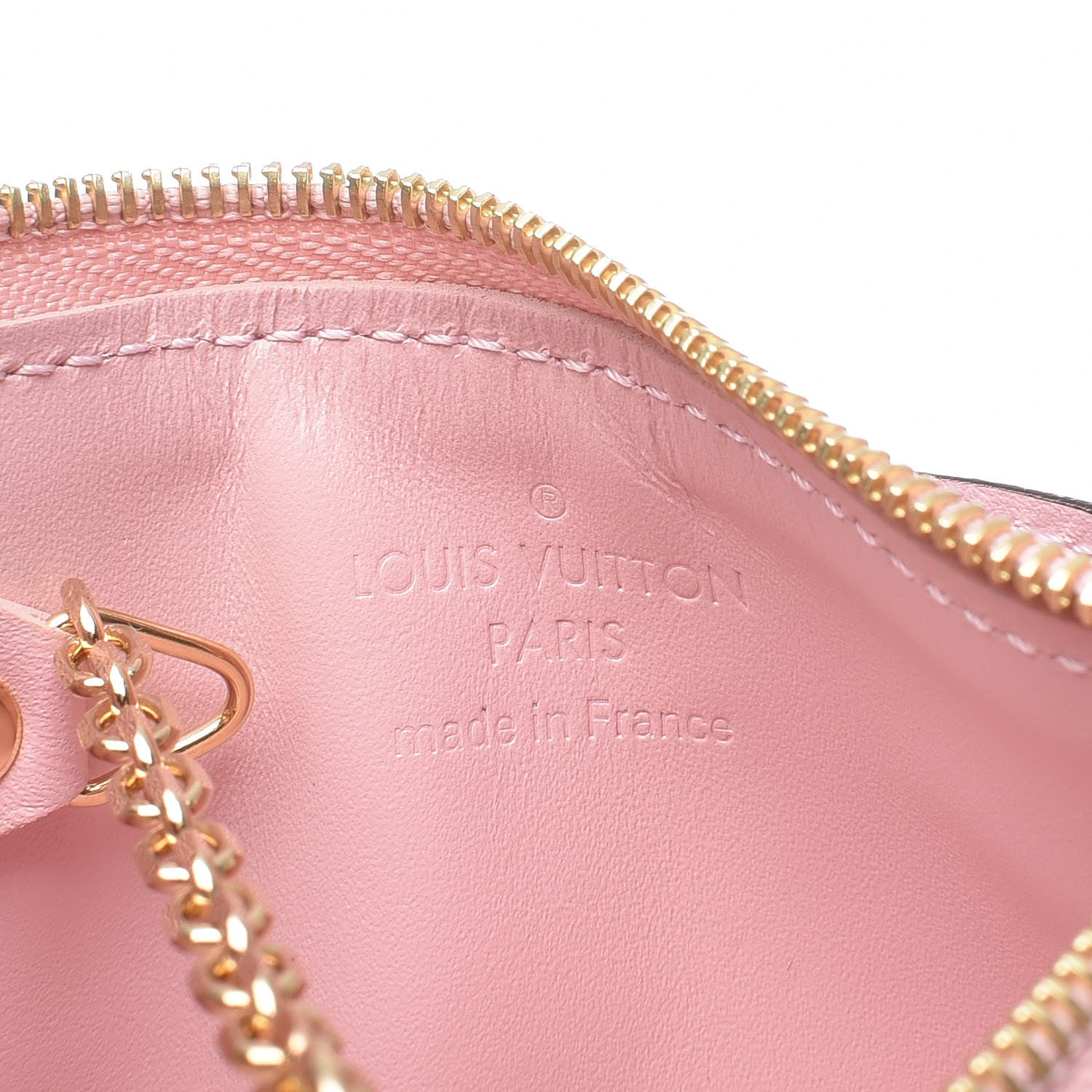 Louis Vuitton Patent Miroir Venice Key Pouch Rose Ballerine 6 of 9