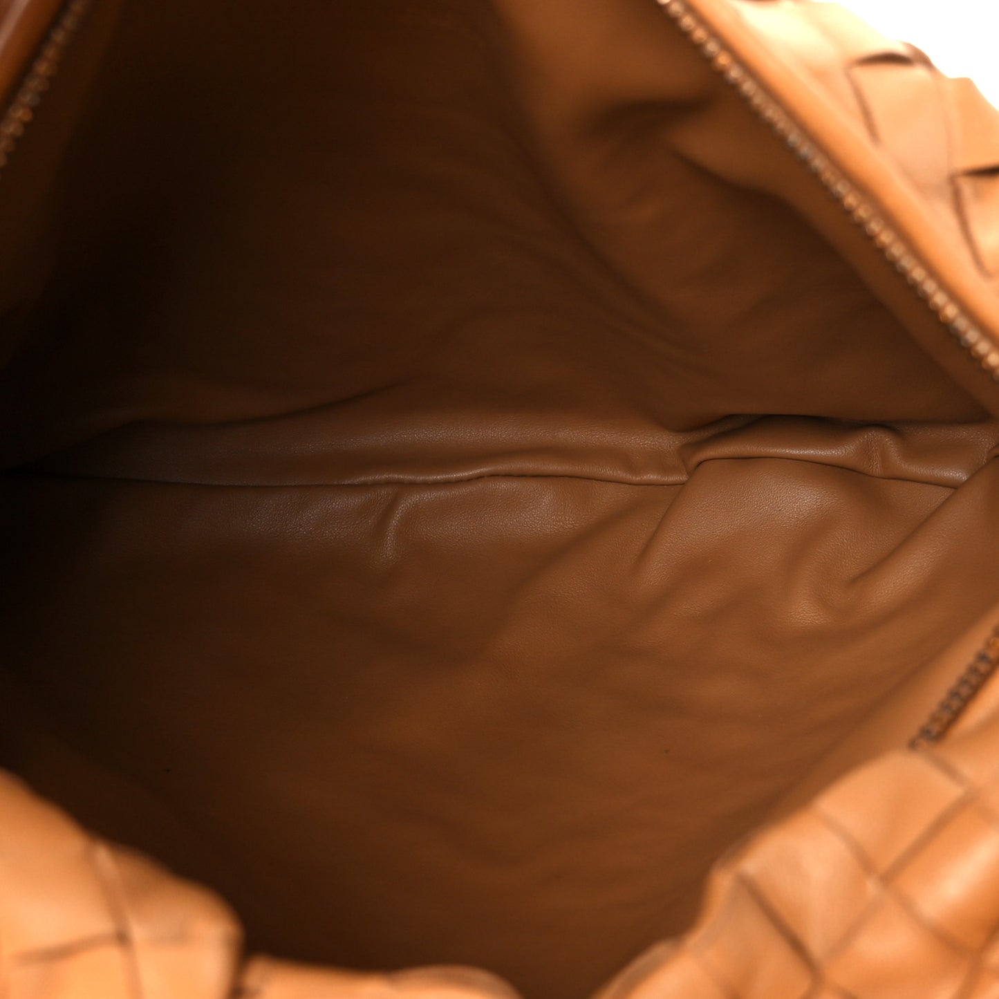 Nappa Intrecciato Teen Jodie Hobo Caramel