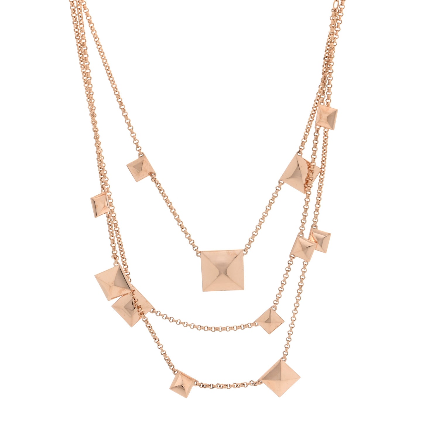 18K Rose Gold Clou d'H Necklace