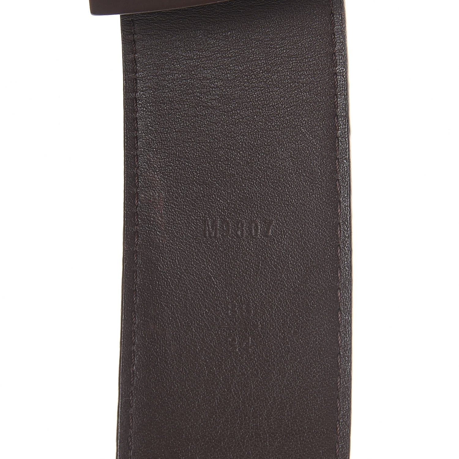 Louis Vuitton Damier Ebene 40mm LV Initiales Belt 85 34 7 of 8