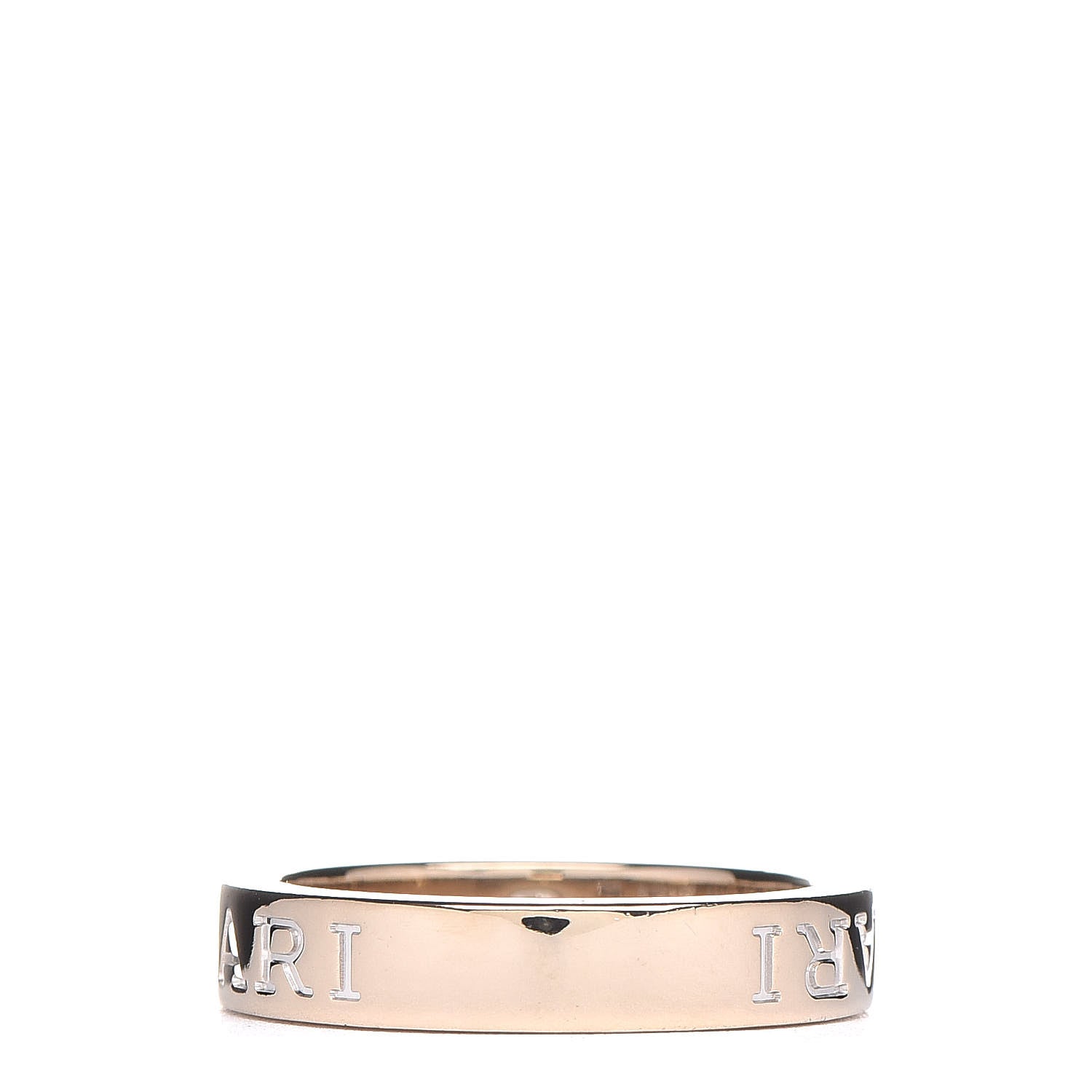 Bulgari 18K White Gold Diamond B.Zero1 Essential Band Ring 52 6 3 of 6