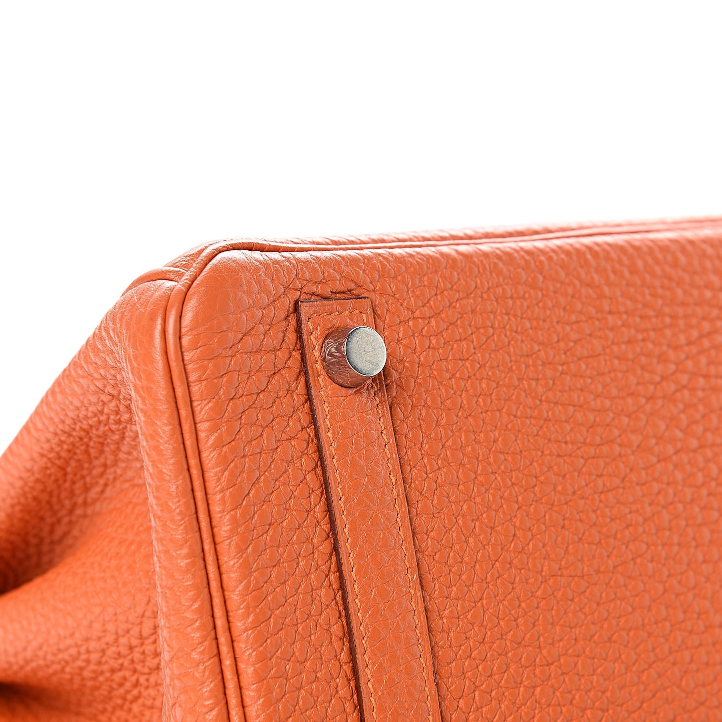 Taurillon Clemence Birkin 25 Orange