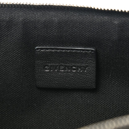 Givenchy Texutured Coated Canvas Rottweiler Print Medium Cosmetic Pouch Black 6 of 8
