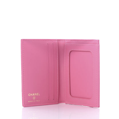 Chanel Caviar Quilted Card Holder Wallet Pink 3 of 5