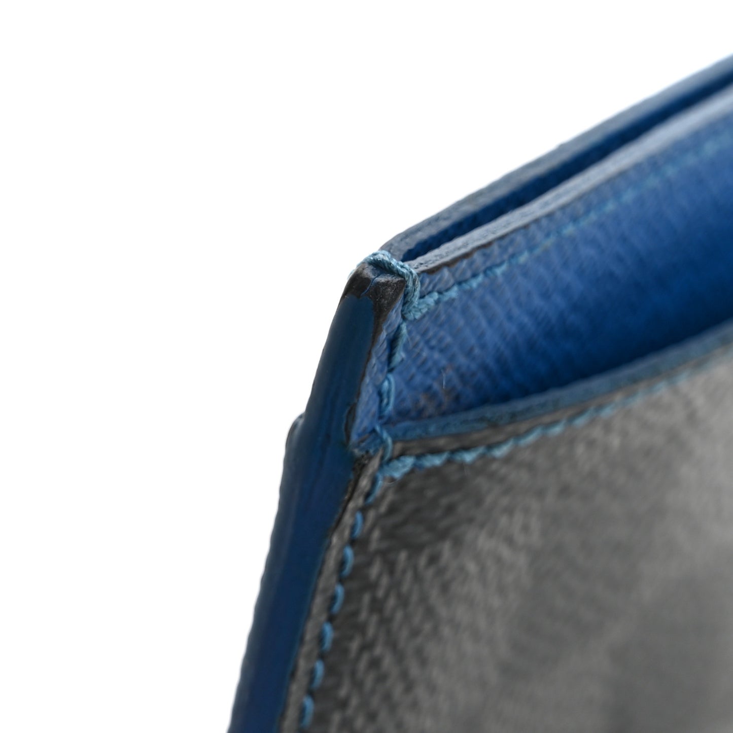 Damier Graphite Card Holder Blue