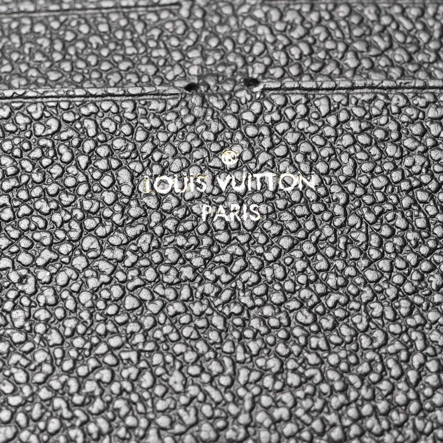 Louis Vuitton Calfskin Felicie Chain Wallet Card Holder Insert Black 6 of 6