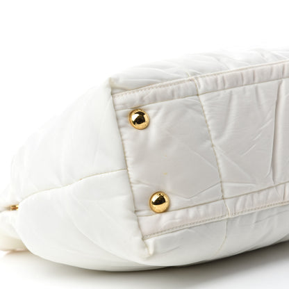 Prada Tessuto Nylon Quilted Bag White 6 of 13