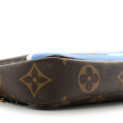 Louis Vuitton Monogram 2018 Christmas Animation Mini Bears Pochette Accessories 9 of 12