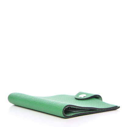Hermes Taurillon Clemence Ulysse Mini Notebook Bambou 4 of 9