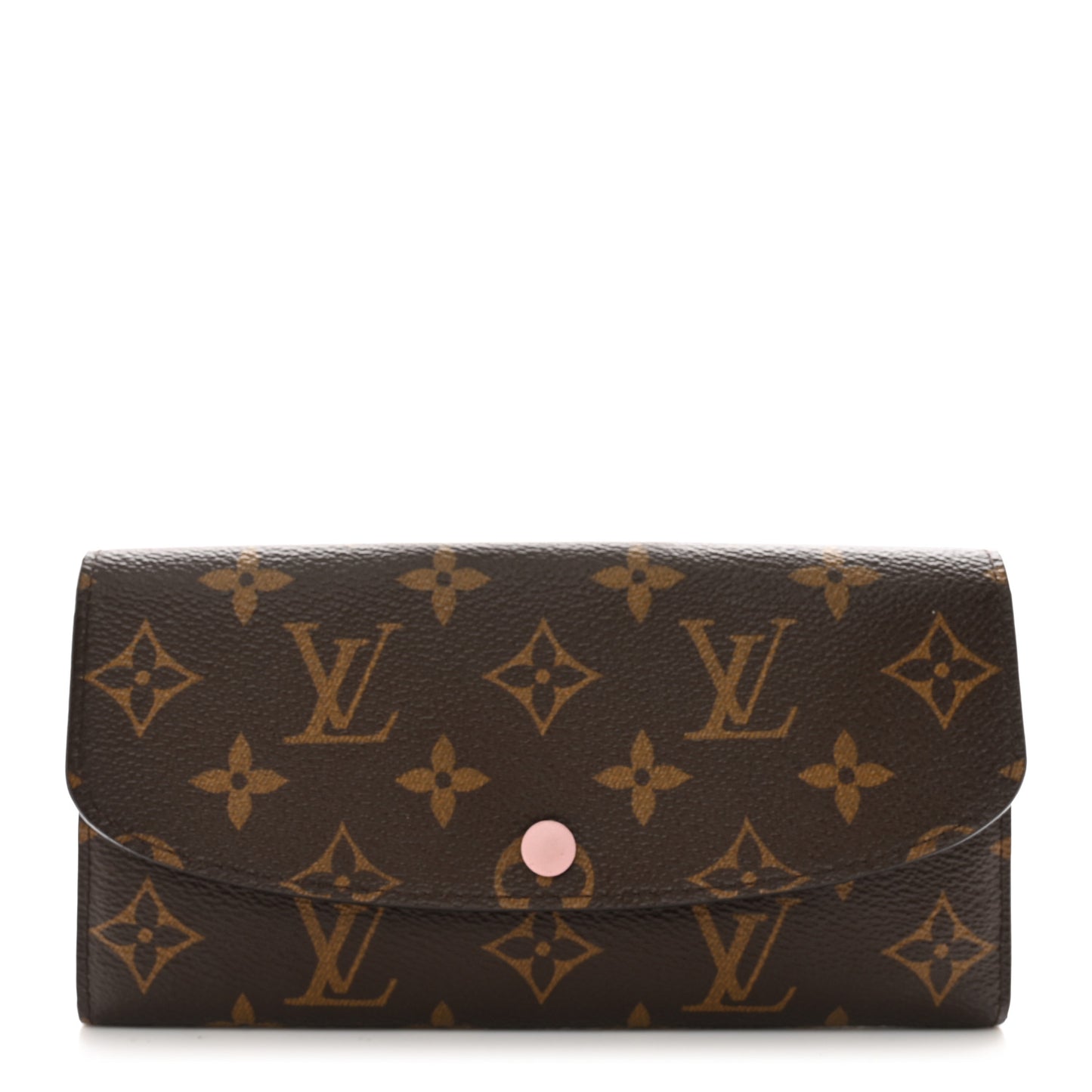 Monogram Emilie Wallet Rose Ballerine