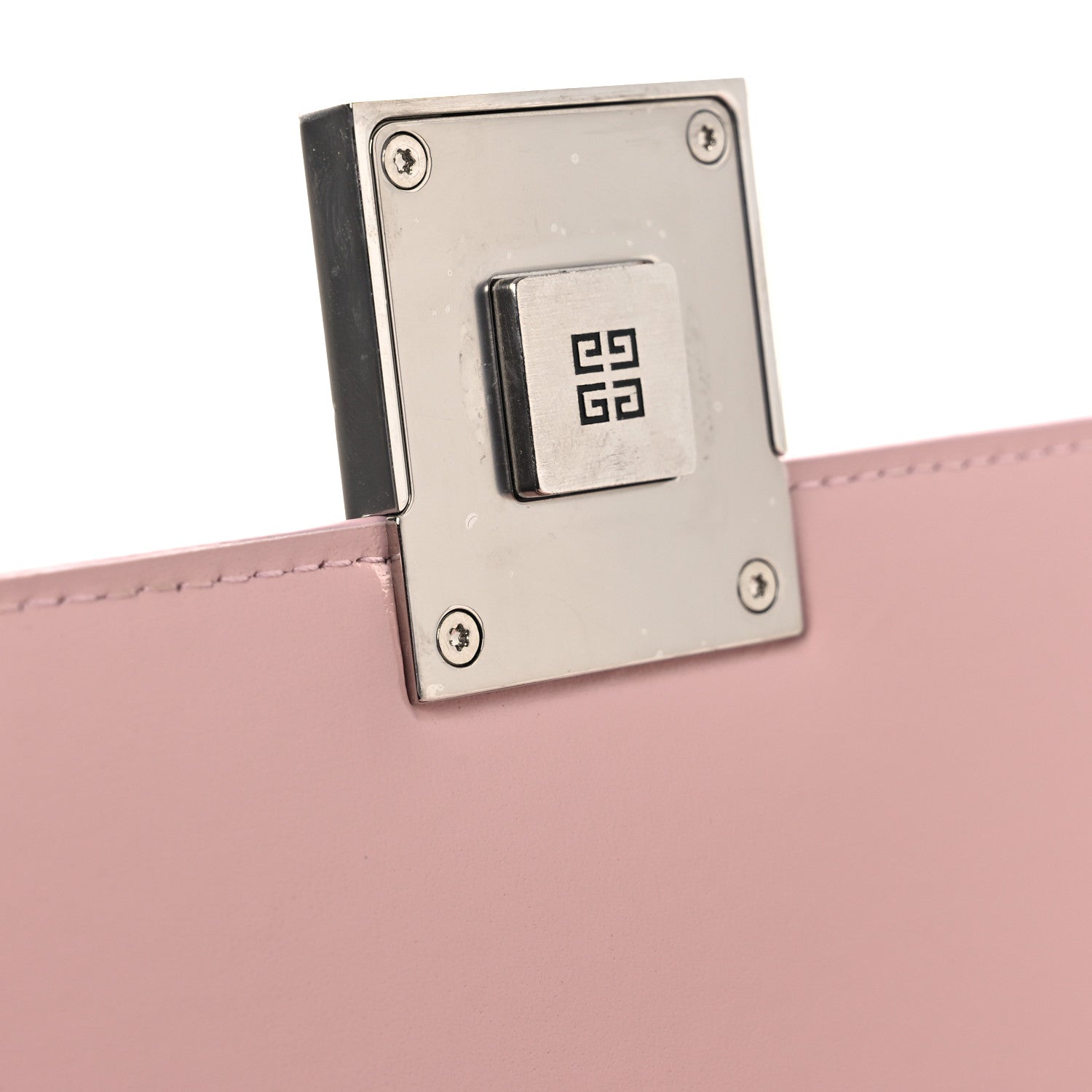 Givenchy Box Calfskin Medium 4G Shoulder Bag Blush Pink 1814022