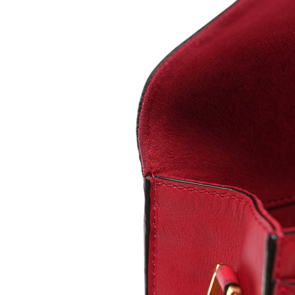 Louis Vuitton Calfskin Chain Louise MM Red 12 of 12