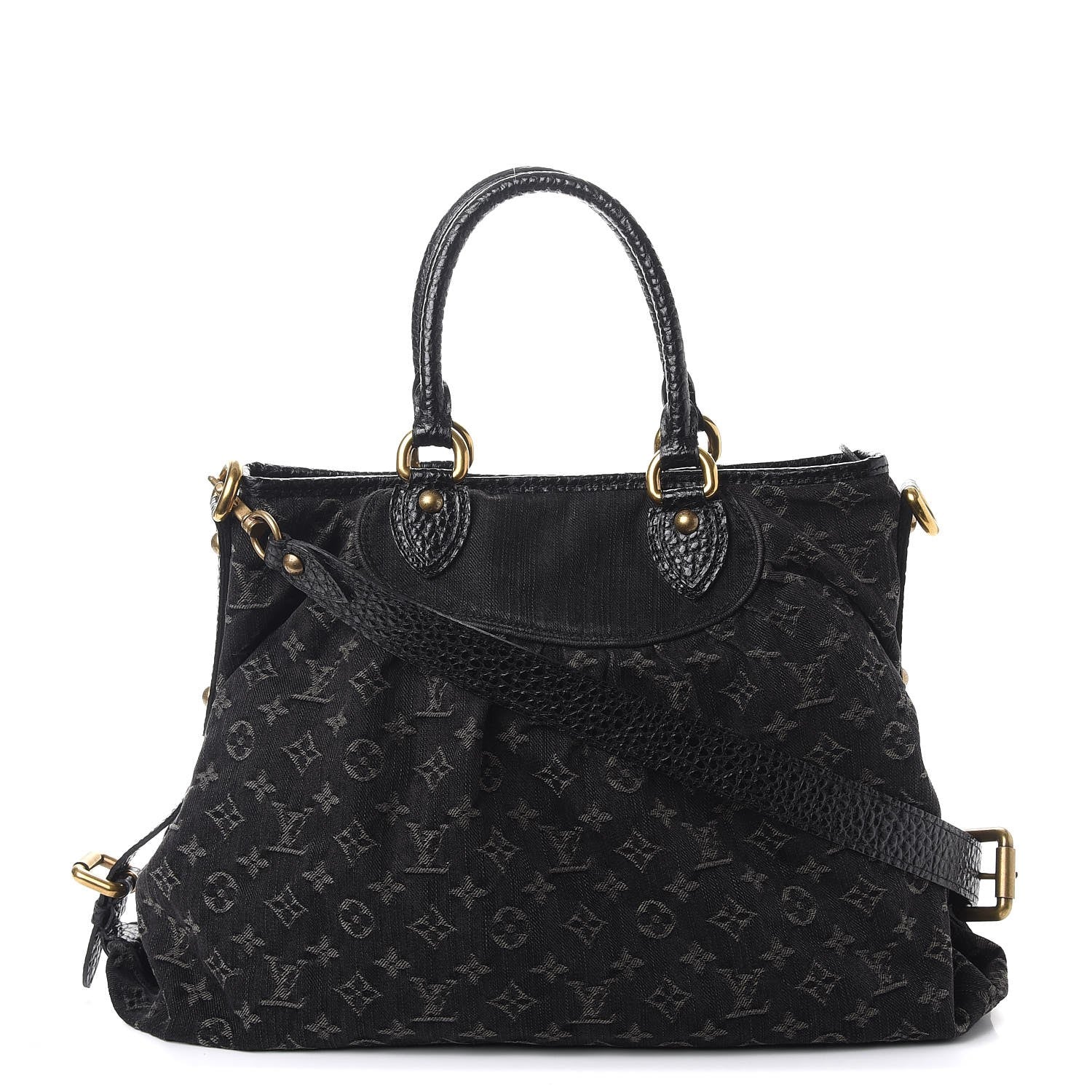 Louis Vuitton Denim Neo Cabby GM Black 1 of 9