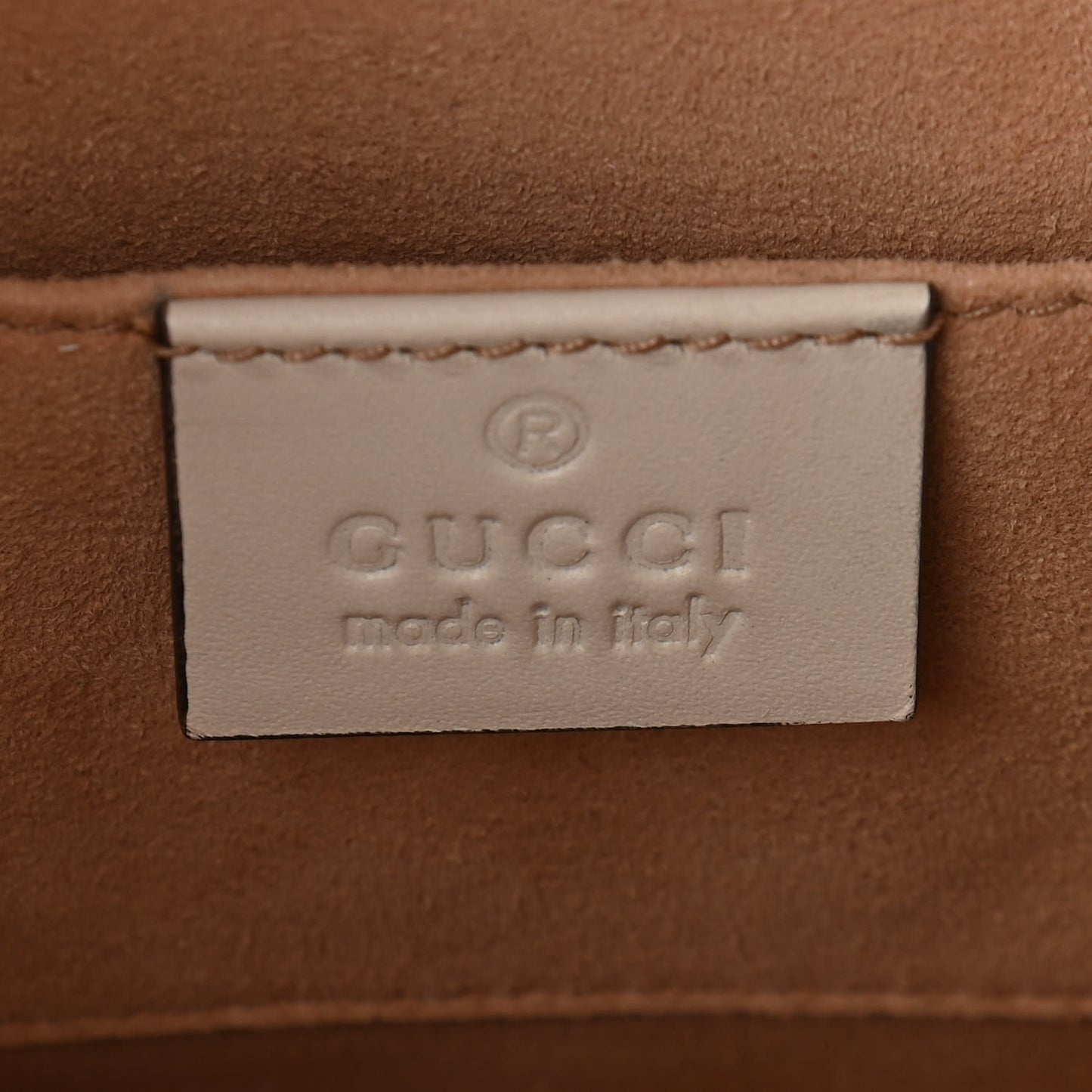 Guccissima Small Padlock Shoulder Bag White